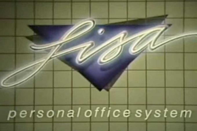 Logo del sistema di ufficio personale Apple Lisa