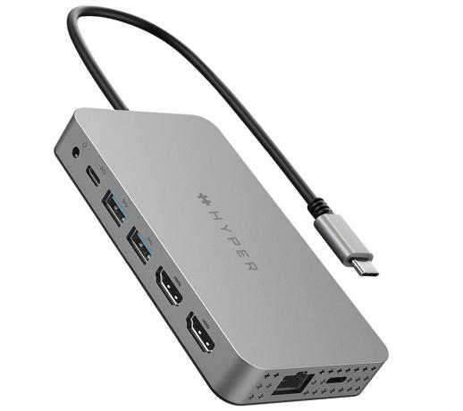 Hub USB-C Hyperdrive double 4K HDMI 10-en-1