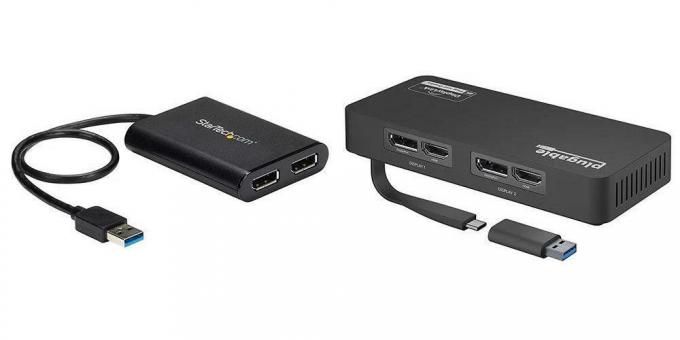 Adaptateurs USB et DisplayPort