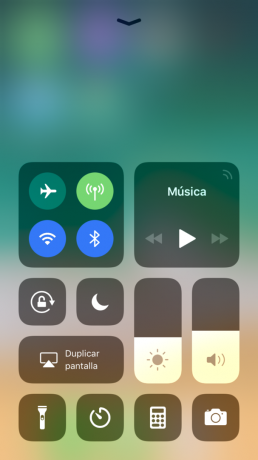 Centro de Controle no iOS 11