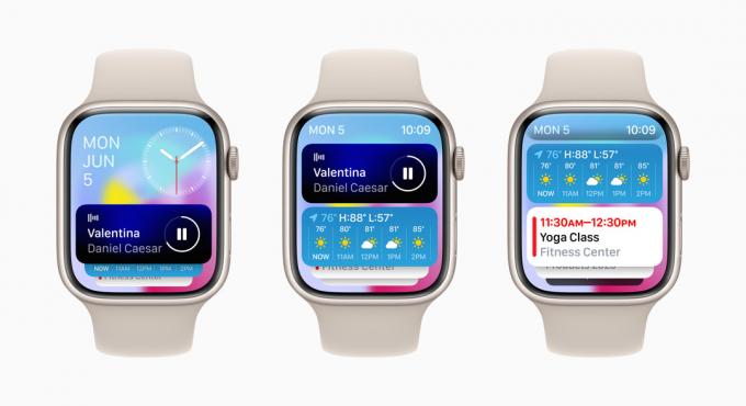 Funzionalità Smart Stack di watchOS 10