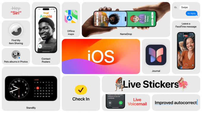 Nuove funzionalità di iOS 17