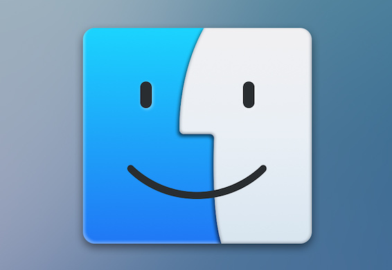 Yosemite Finder -kuvake Mac OS X
