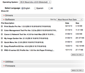 Software Canon Pixma Pro-10