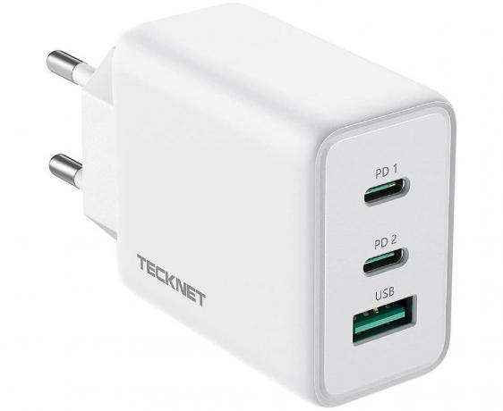 Tecknet 65 W GAN USB C