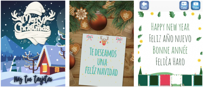 Tarjetas Animadas de Navidad