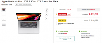 Fnac ofrece descuentos en MacBook Pro de hasta 300 €