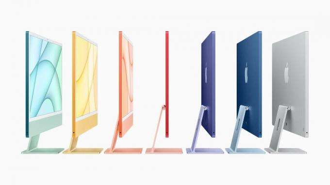 Cores do Apple iMac