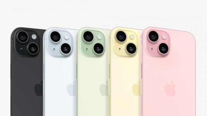 Kleuropties voor iPhone 15