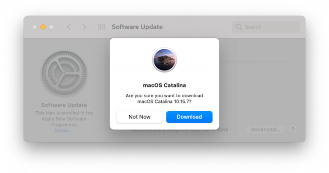 Baixar versões anteriores macOS