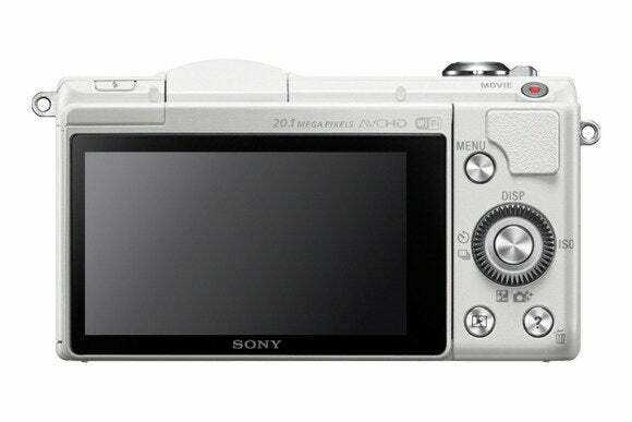 sony a5000 branco de volta