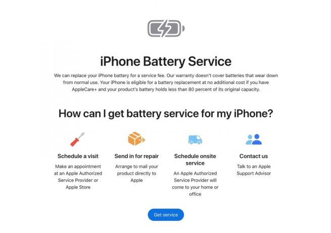 Laat de iPhone-batterij vervangen