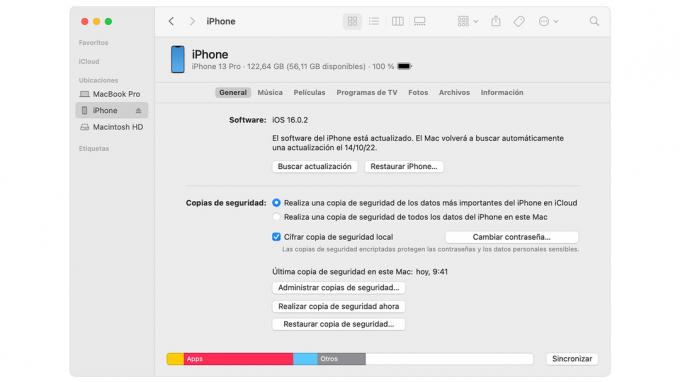 Kopieer de beveiliging van de iPhone naar de Mac