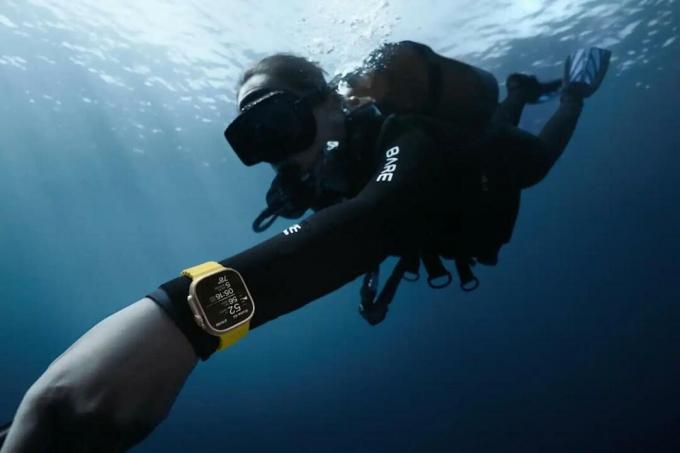 Apple Watch Ultra buceo