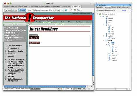 Dreamweaver XML és XSLT