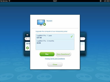 LogMeIn iPadille ja iPhonelle