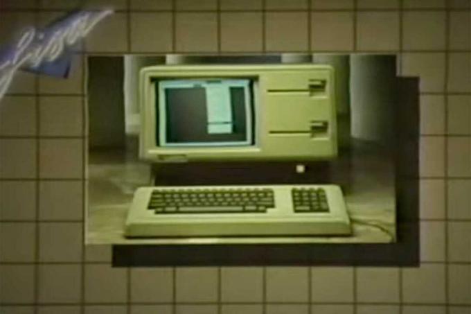 Immagine promozionale del computer Apple Lisa