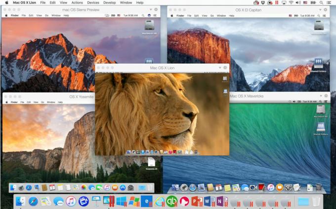 Parallels Desktop 15 voor Mac review: Oudere versies van Mac OS X en macOS