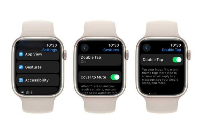 Apple Watch Double Tap-instellingen