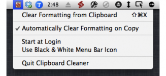 Lovende udsigt: Clipboard Cleaner fjerner automatisk formatering fra klippebordet