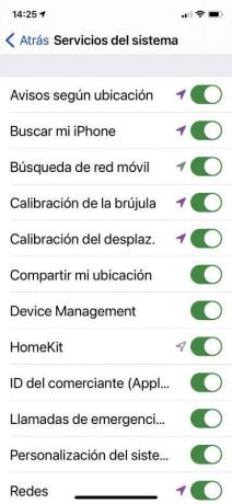 ubicações históricas do iPhone iOS