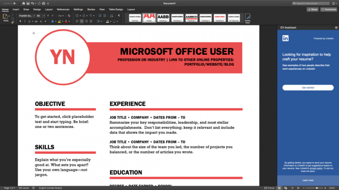 Microsoft Office Word para Mac 2019