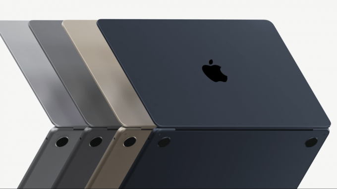 Couleurs du MacBook Air M2