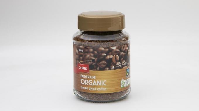 coles fair trade instant kaffe