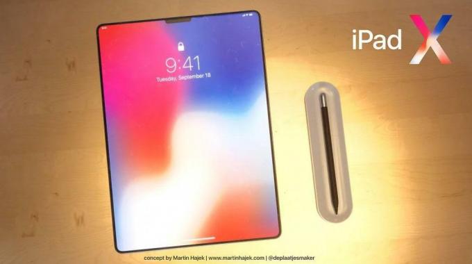 Rumor 2. O design do novo iPad Pro se inspirará no iPhone X